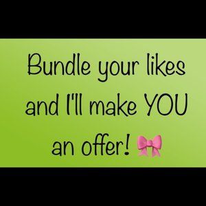 Bundle Your Likes 3 or more-I'll send you an offer